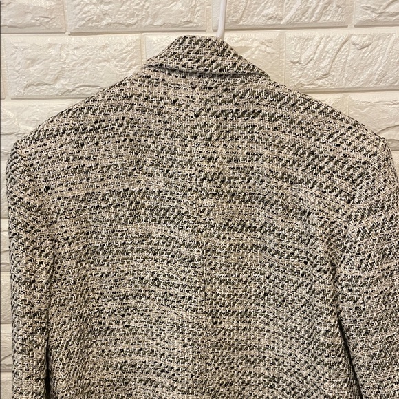 Zara Black and White Tweed Blazer - Picture 4 of 4